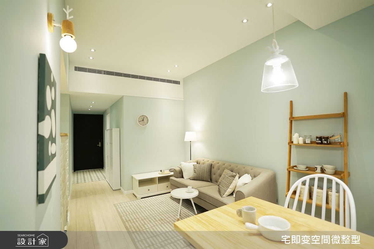 27.65坪美式風居家,設計師採用環保水泥漆、歐規系統