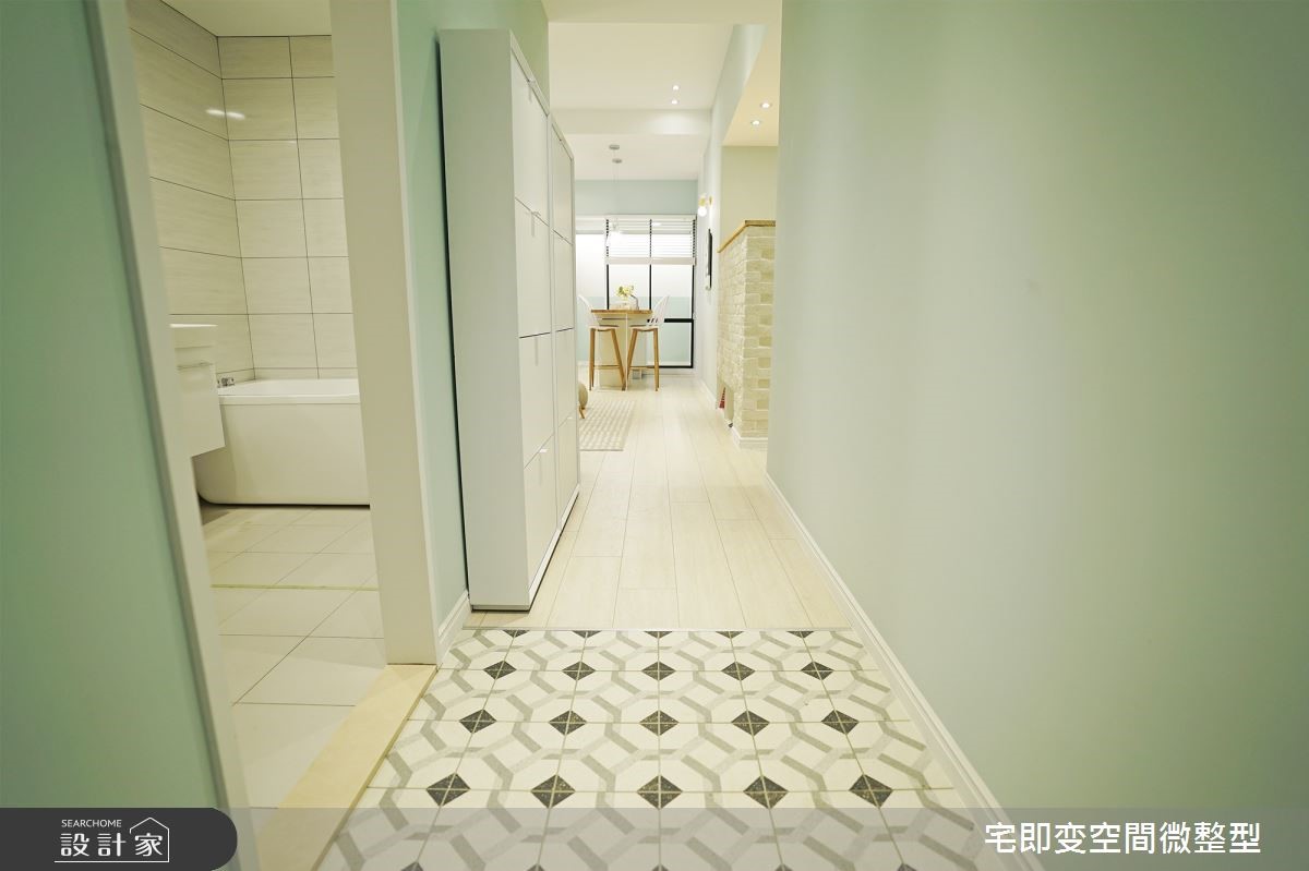 27.65坪美式風居家,設計師採用環保水泥漆、歐規系統