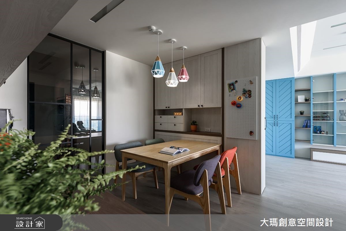 35坪現代北歐混搭風住家,是一家四口的甜蜜家居,擁有