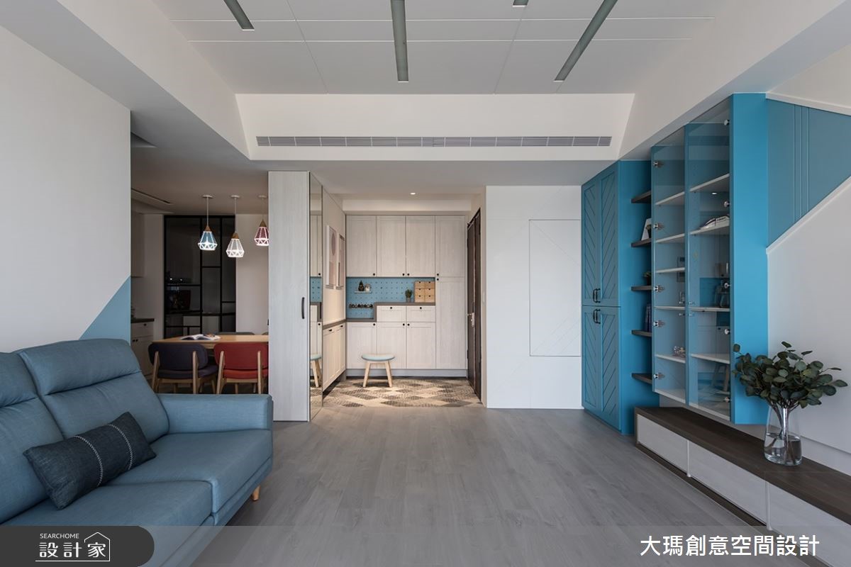 35坪現代北歐混搭風住家,是一家四口的甜蜜家居,擁有