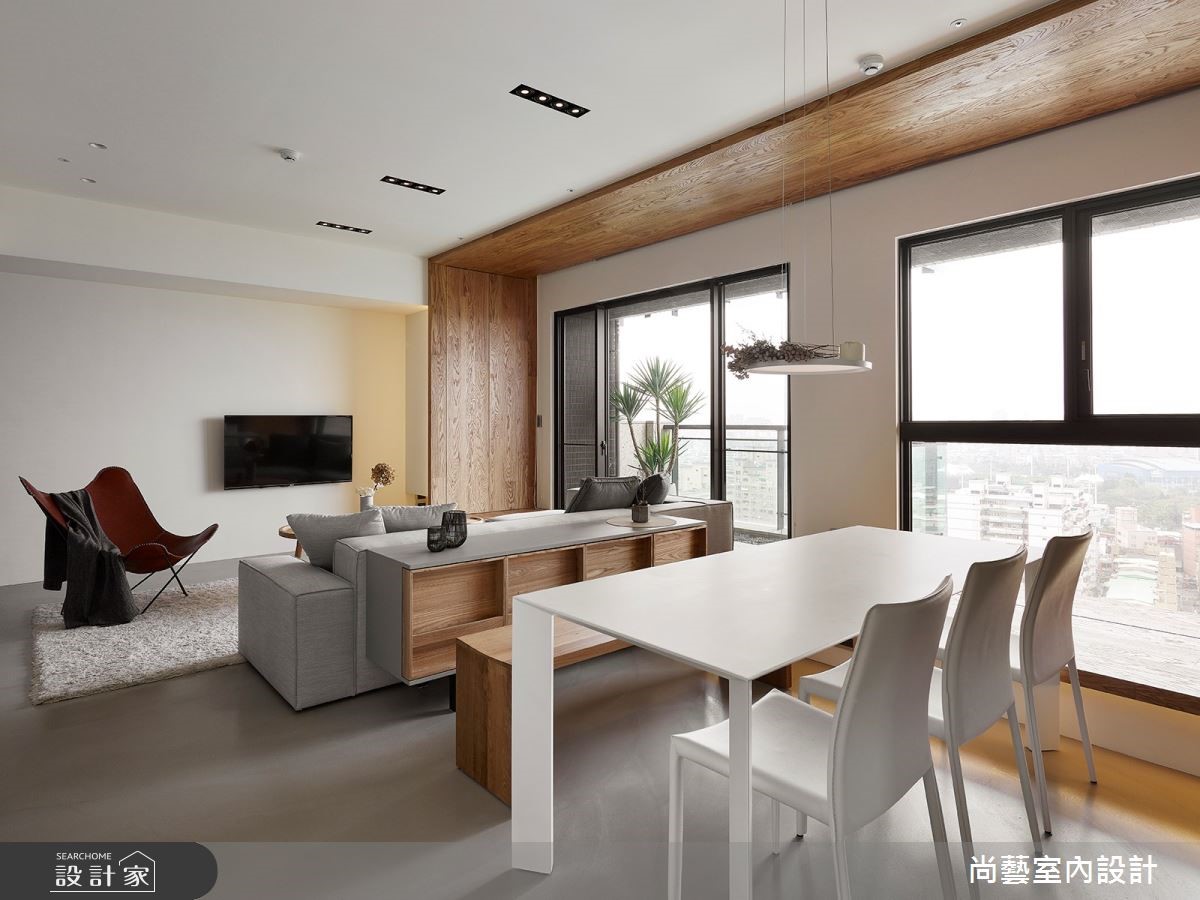 這間28坪的現代風住宅,一反我們對實品屋多以奢華建材
