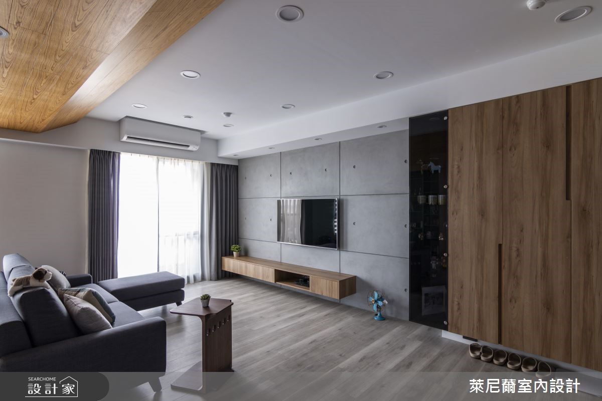 這間28坪的居家,在預售屋時即配合屋主做客變設計,透