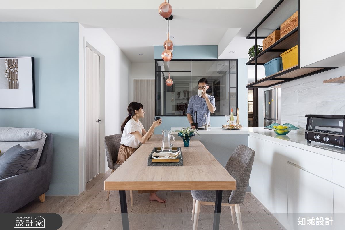 屋主夫妻剛新婚,兩人皆有相關的設計背景,對未來家屋