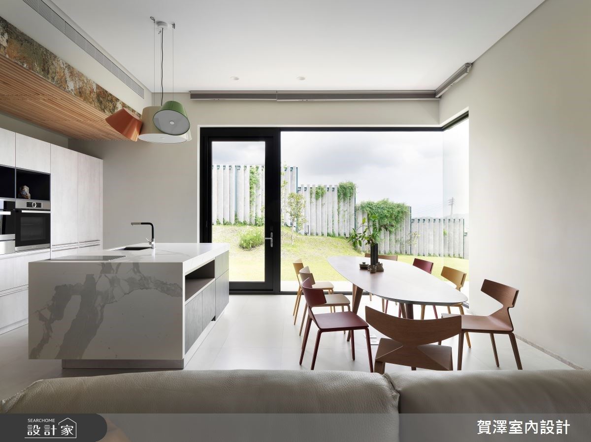 此案是自地自建的建築代表,打造的靈感源自屋主想表達