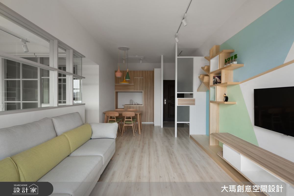 20坪的北歐風住家,設計師憑藉百萬的裝修預算,並藉由