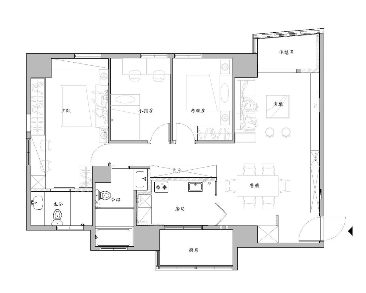 平面圖提供_至文室內裝修有限公司。 平面圖提供_至文室內裝修有限公司。