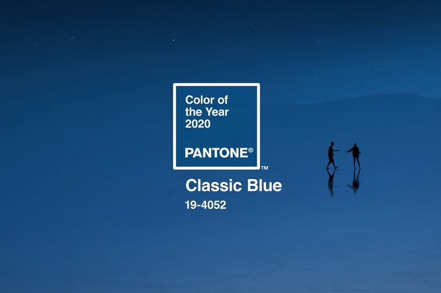 Pantone 2020年度代表色「經典藍 Classic Blue」/圖片來源:Pantone。 Pantone 2020年度代表色「經典藍 Classic Blue」/圖片來源:Pantone。