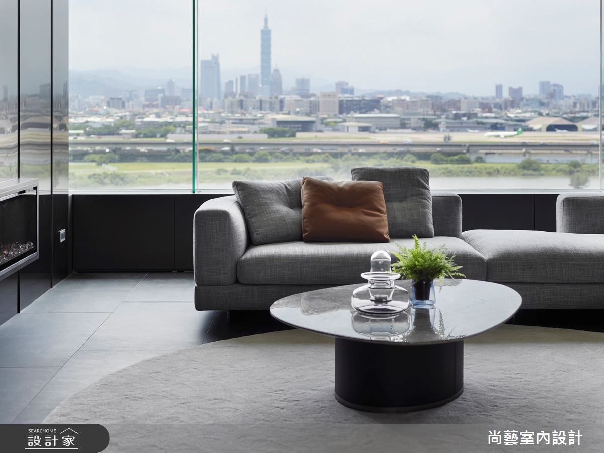 54坪單層宅邸,位於大直河岸第一排,遠眺台北101大樓