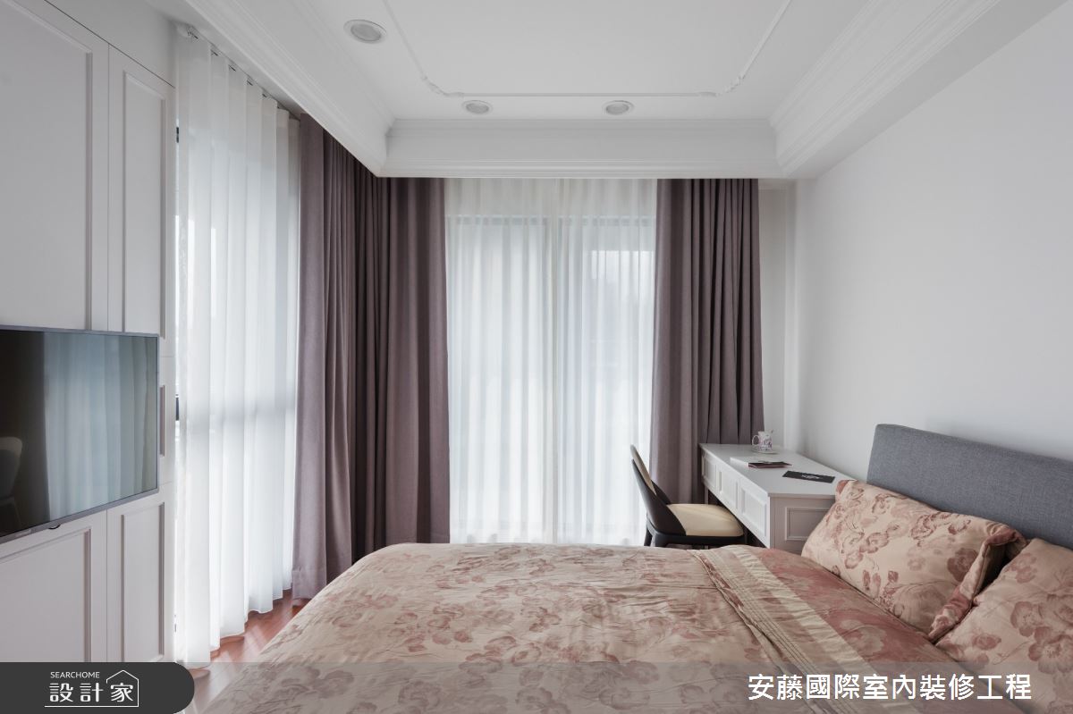40 坪美式風居家,設計師考量到新婚夫妻育有一對雙胞