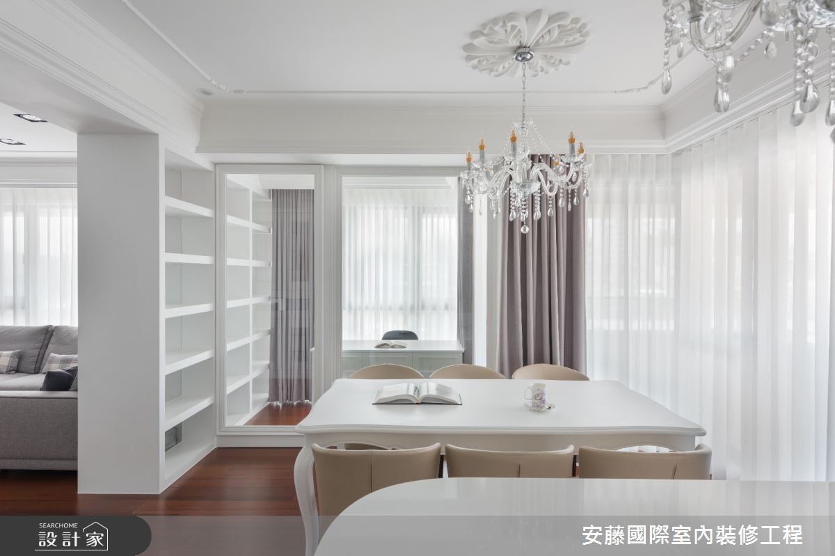 40 坪美式風居家,設計師考量到新婚夫妻育有一對雙胞