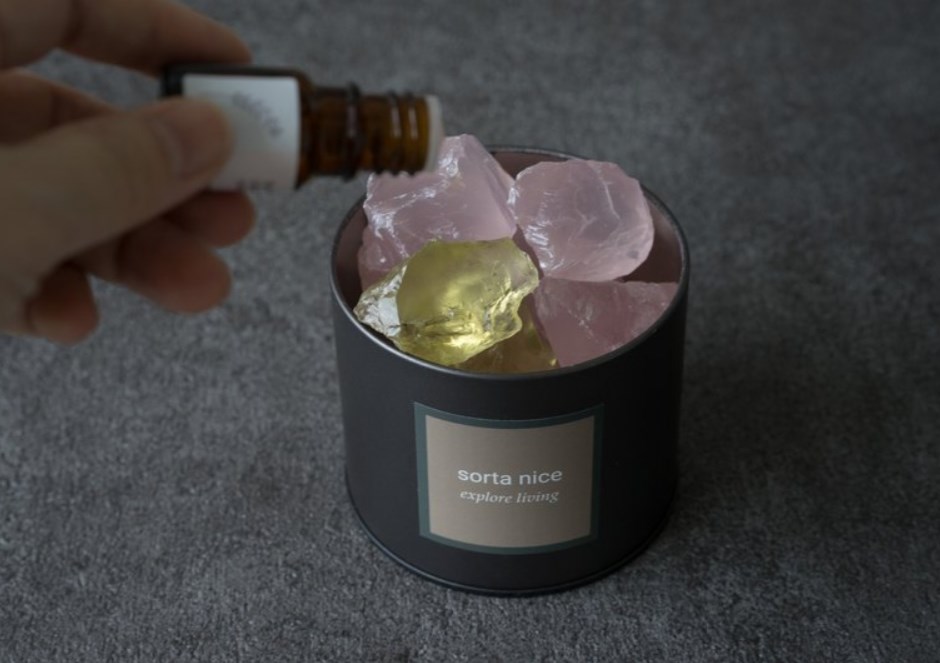 天然擴香粉水晶 NT$ 1,390|圖片提供 Pinkoi 天然擴香粉水晶 NT$ 1,390|圖片提供 Pinkoi