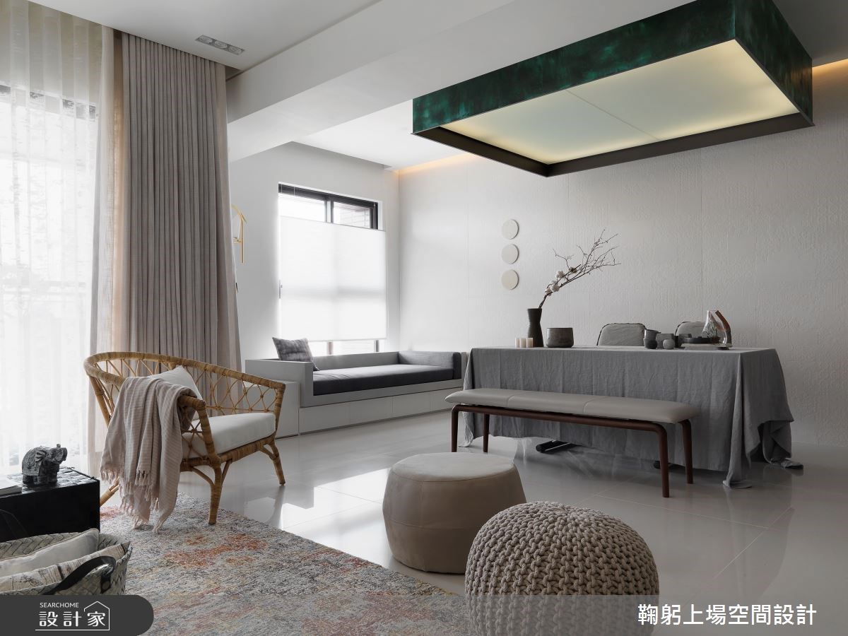人們常常在家居中向偉大的萬物借鏡,比方這間 36 坪的