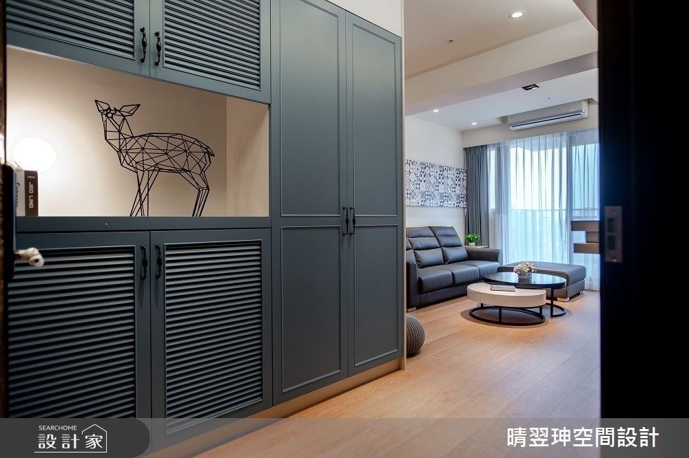 屋主養了一隻貓咪,希望整體空間簡單不複雜,設計師利