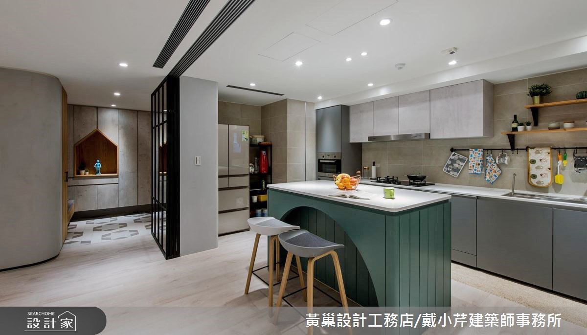 開放式空間設計愈來愈受現代屋主的喜愛,一方面少了隔