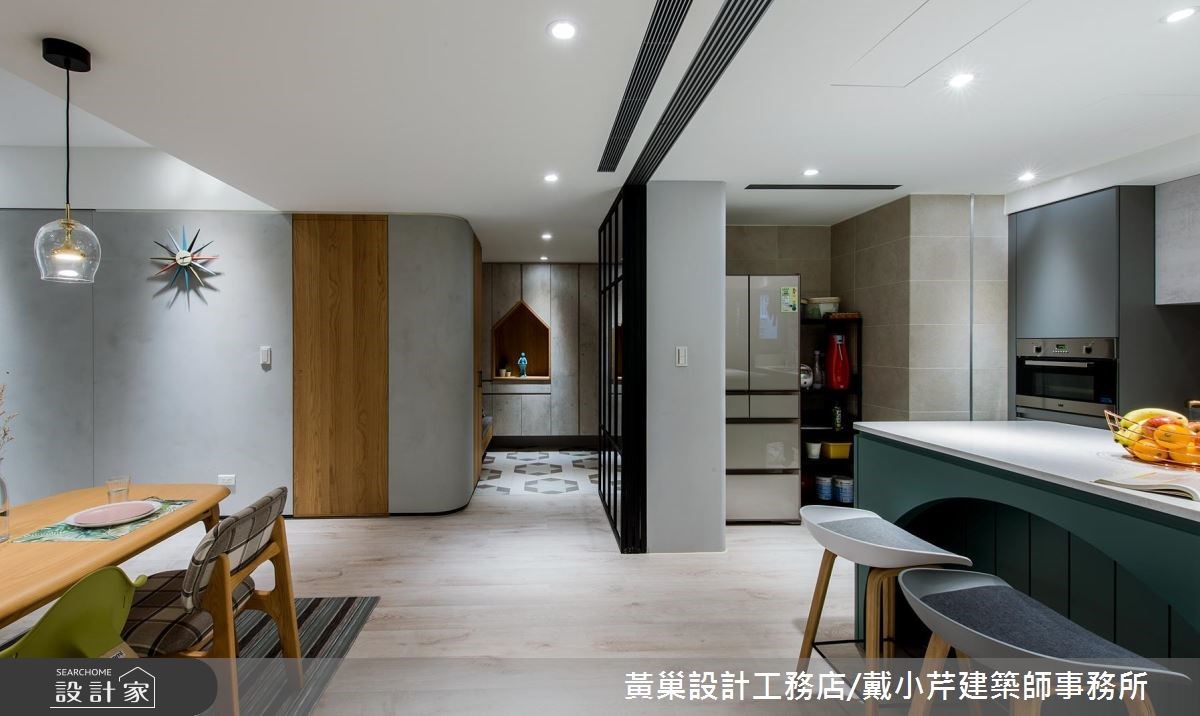 開放式空間設計愈來愈受現代屋主的喜愛,一方面少了隔