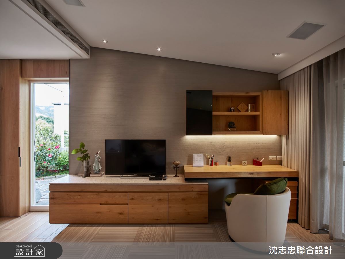 300坪場域,前身為老屋空間,設計師承襲其獨特地理位