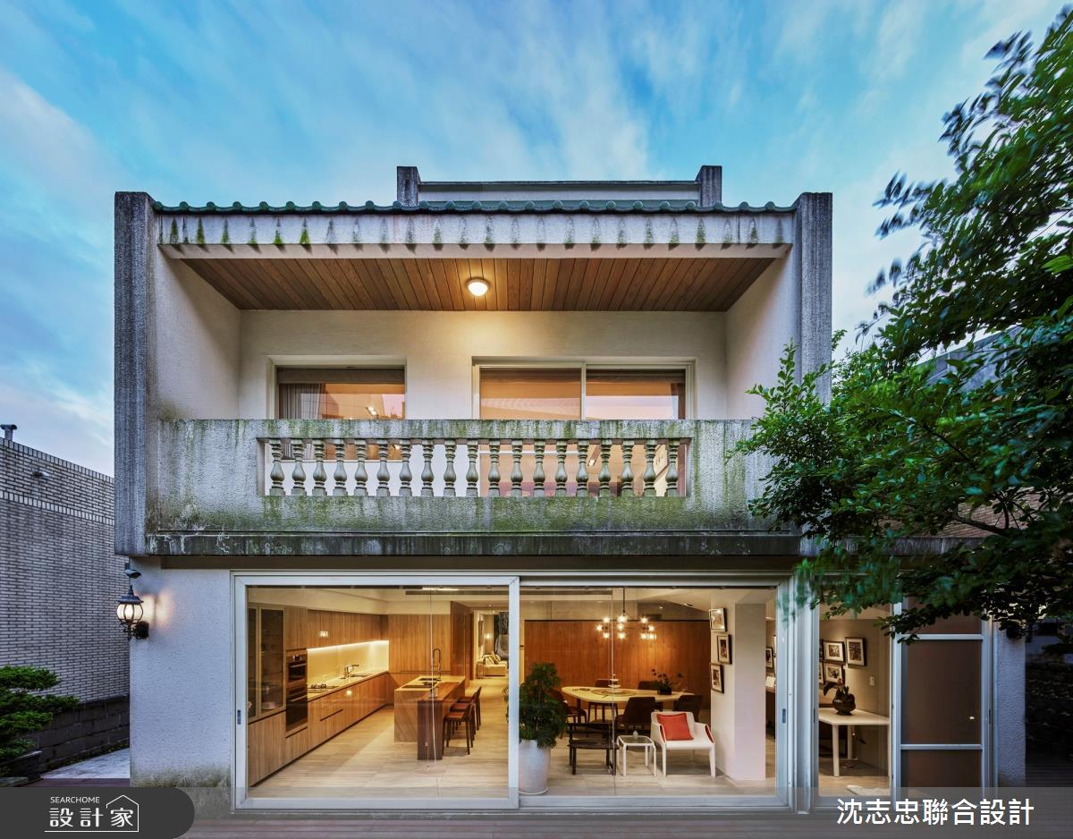 300坪場域,前身為老屋空間,設計師承襲其獨特地理位
