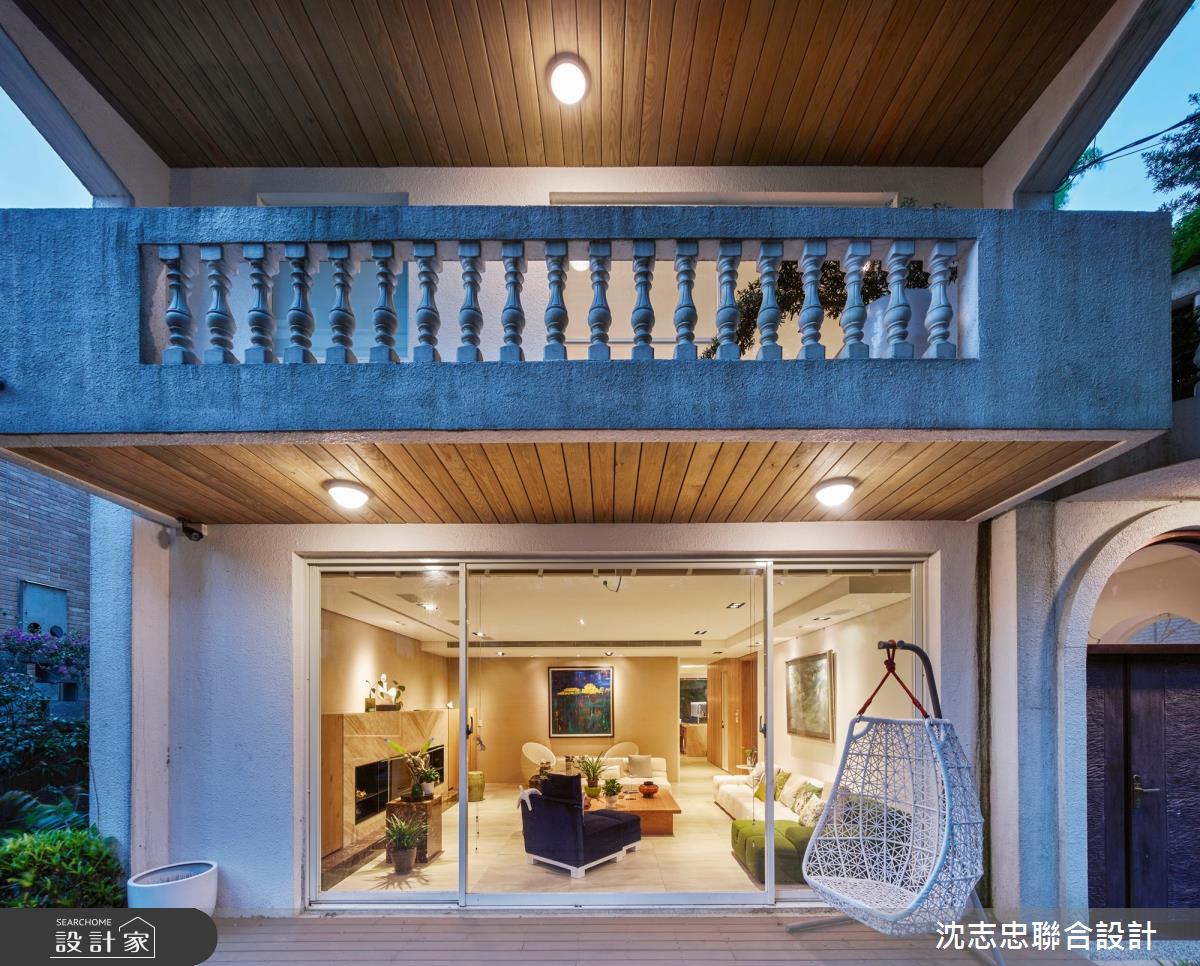300坪場域,前身為老屋空間,設計師承襲其獨特地理位