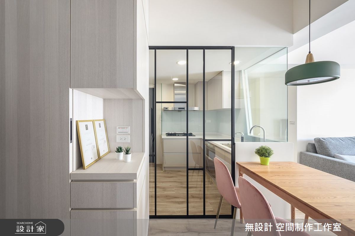20 坪混搭風居家,設計師在有限空間內爭取舒適動線,