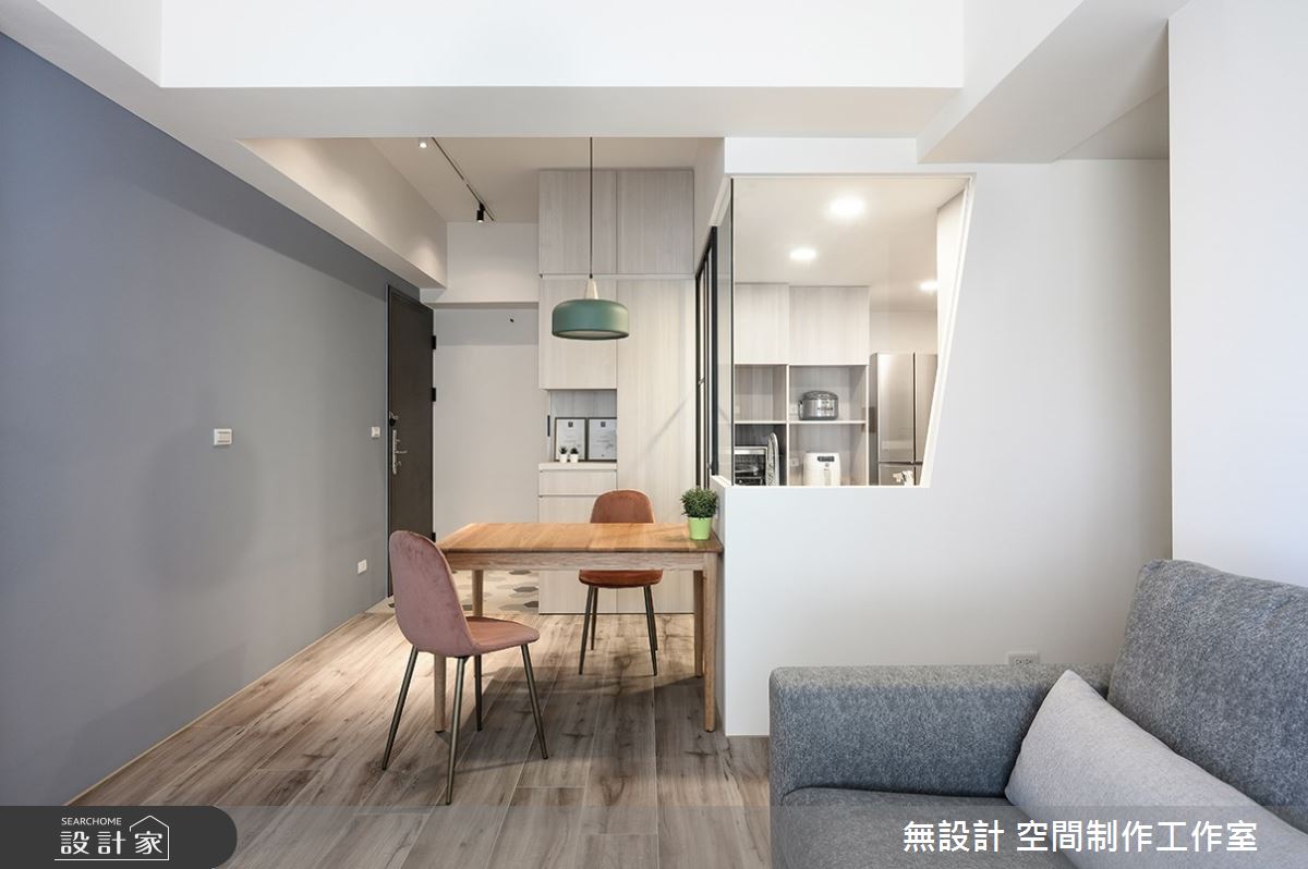 20 坪混搭風居家,設計師在有限空間內爭取舒適動線,