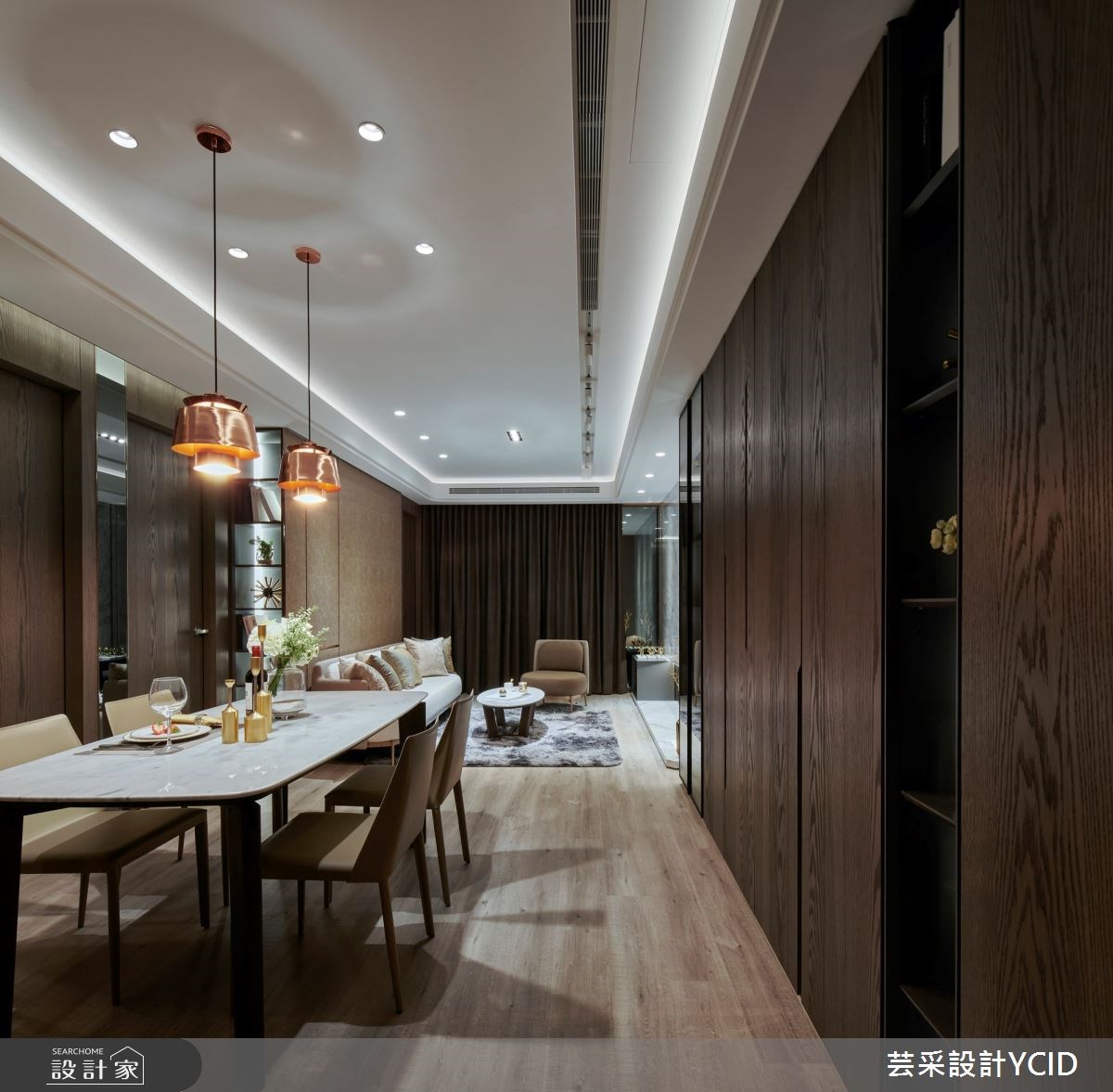 25 坪現代風住宅,坐落於都市精華地段,沒有大房子的