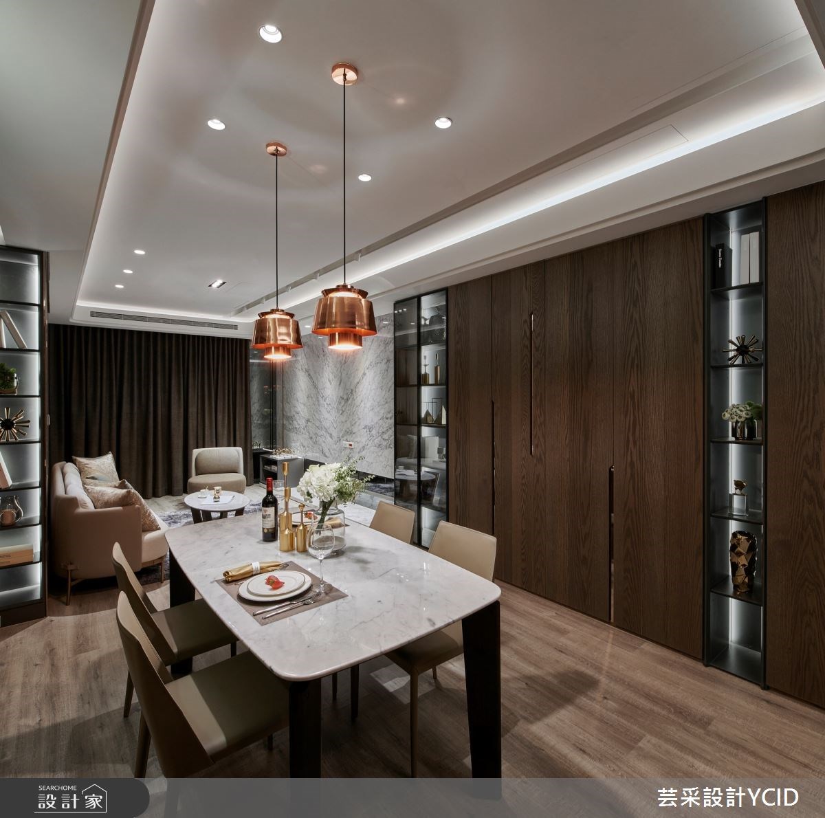25 坪現代風住宅,坐落於都市精華地段,沒有大房子的