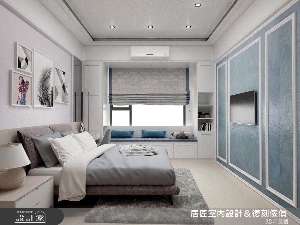 40 坪新古典風居家,設計師考量屋主的喜好與需求,以