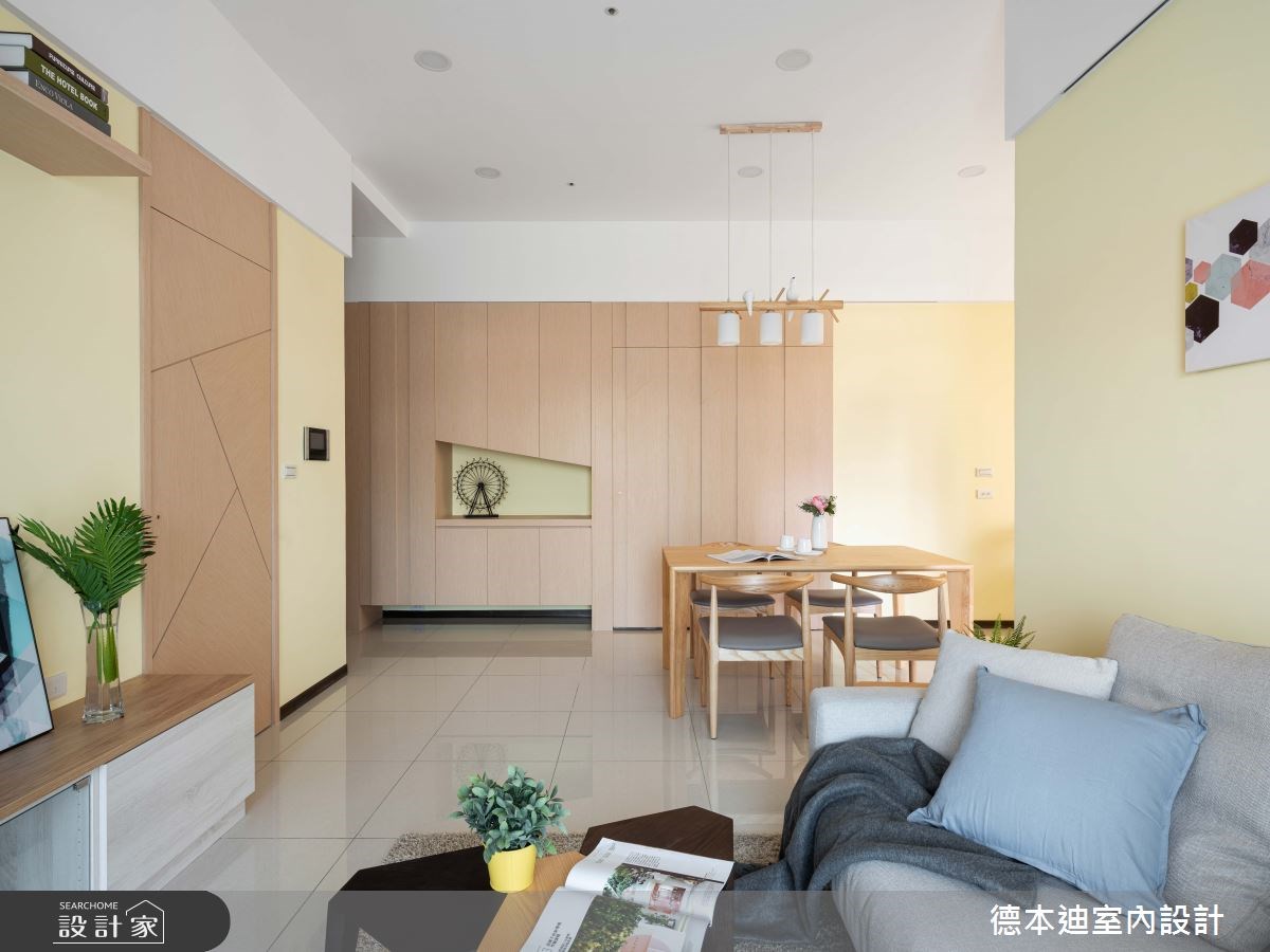 23 坪單身宅,原格局備有三房兩廳的完整機能,但考量