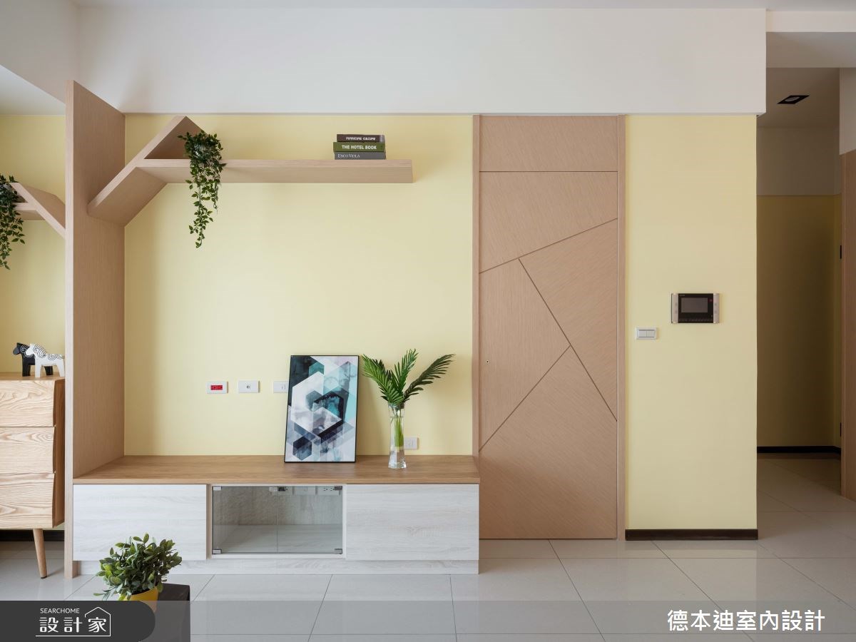 23 坪單身宅,原格局備有三房兩廳的完整機能,但考量
