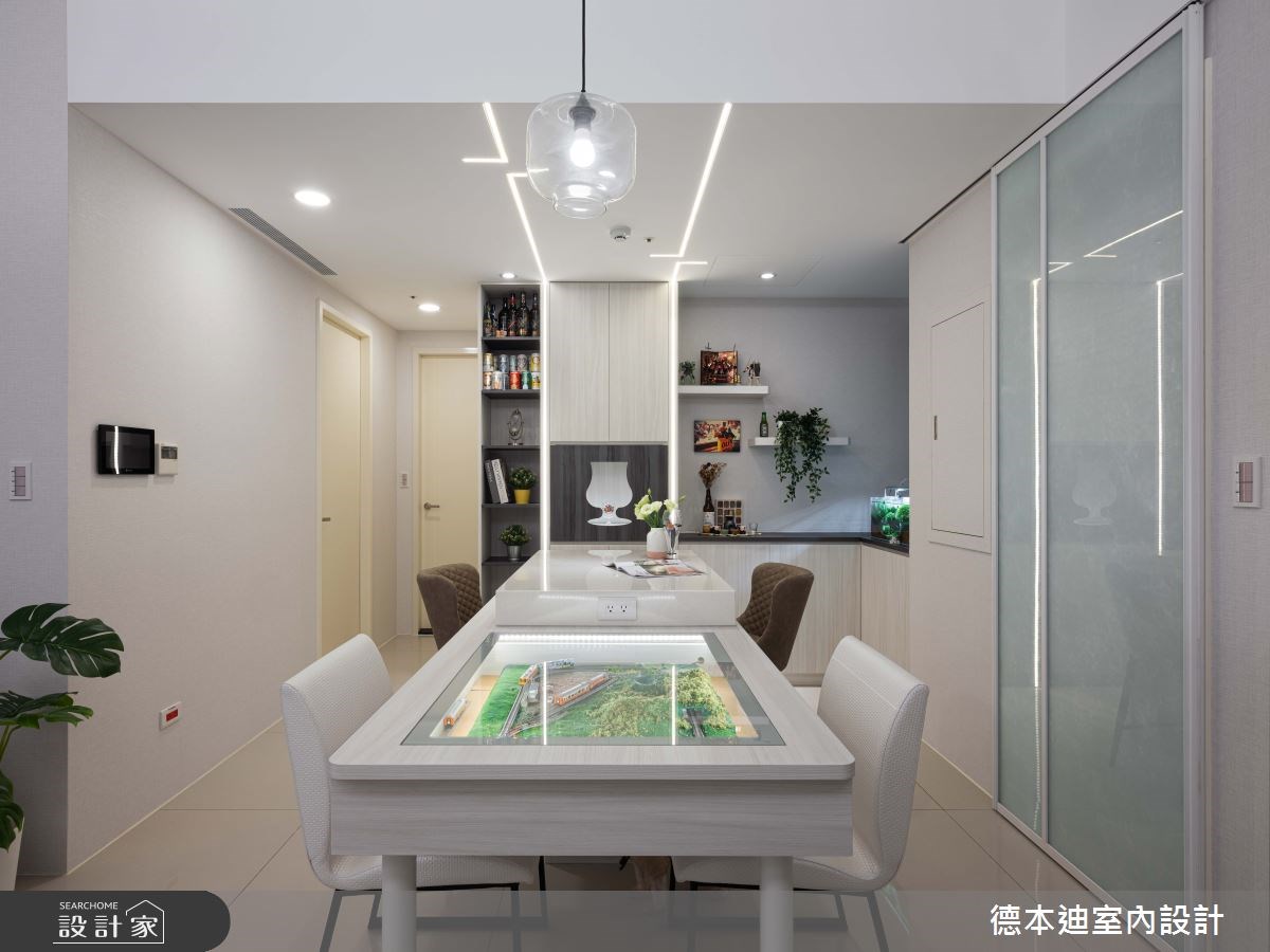 22 坪現代風住宅的屋主擁有完整的居家藍圖,希望能在