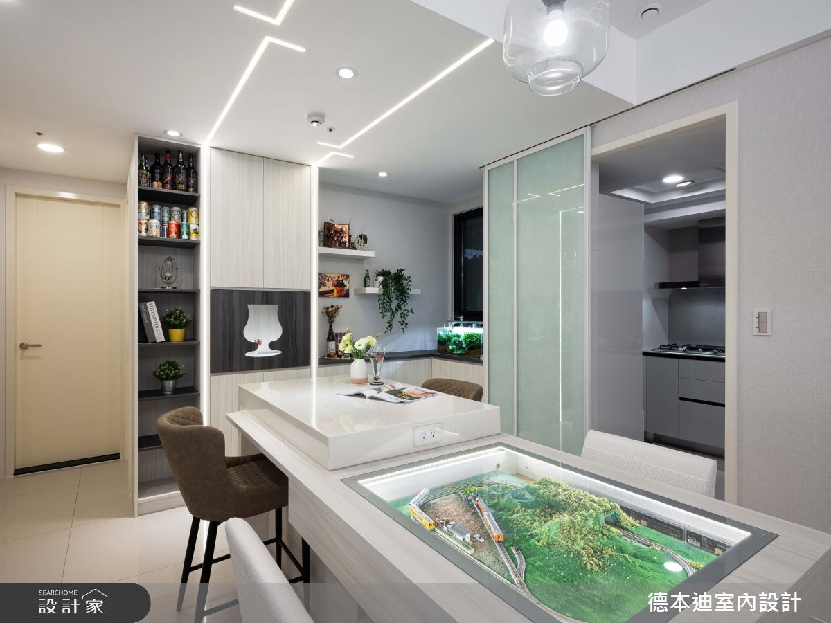 22 坪現代風住宅的屋主擁有完整的居家藍圖,希望能在