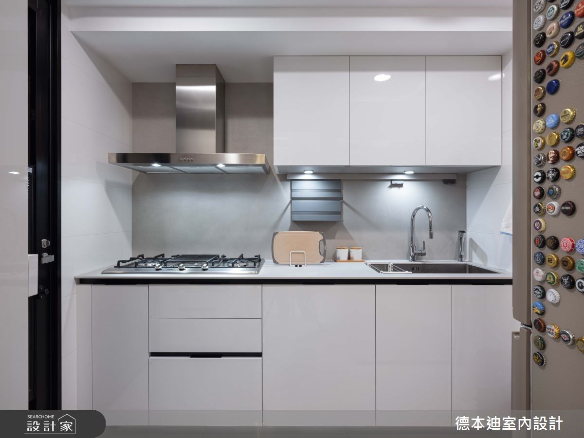 22 坪現代風住宅的屋主擁有完整的居家藍圖,希望能在