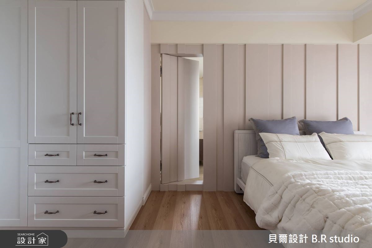 一大兩小即將入住的 36 坪空間,為一間新成屋,格局、
