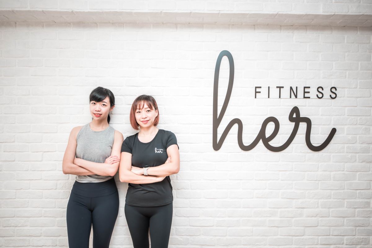 her fitness她的專屬健身空間健身教練Wendy和Tracy。 her fitness她的專屬健身空間健身教練Wendy和Tracy。