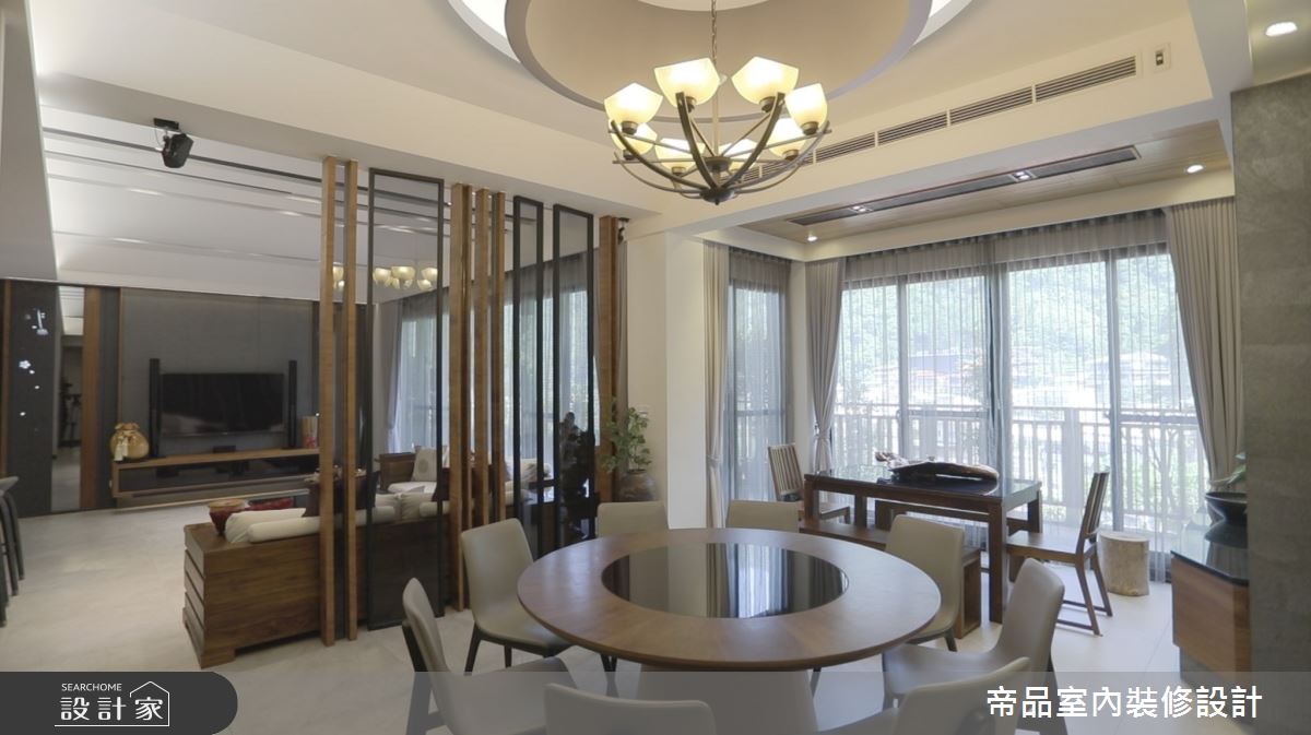 120 坪透天別墅,設計師以溫泉飯店級規格做規劃,於空