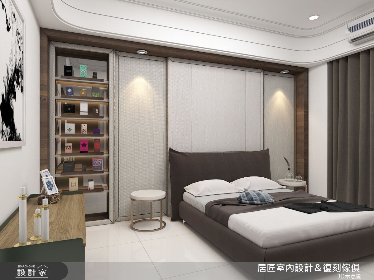 30 坪現代風住宅為新成屋,不過室內格局仍有開門見炤