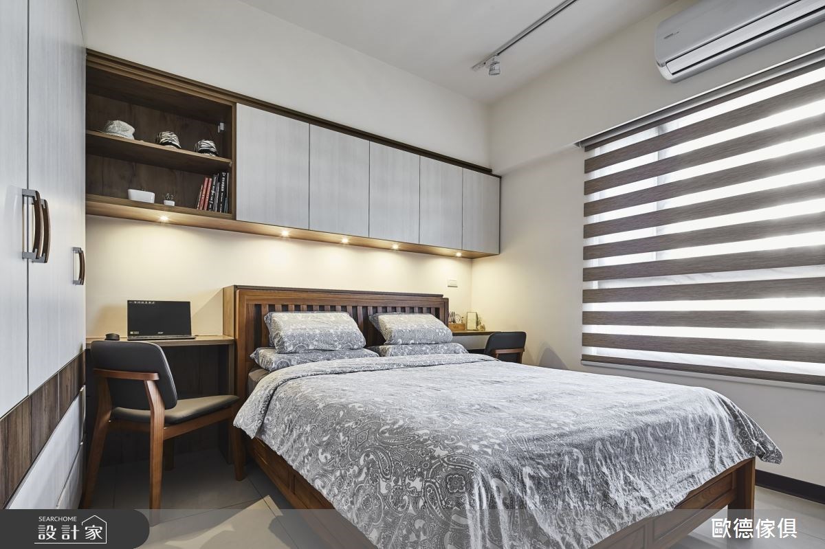 一家四口即將入住的 22 坪新成屋,透過簡約風設計放大