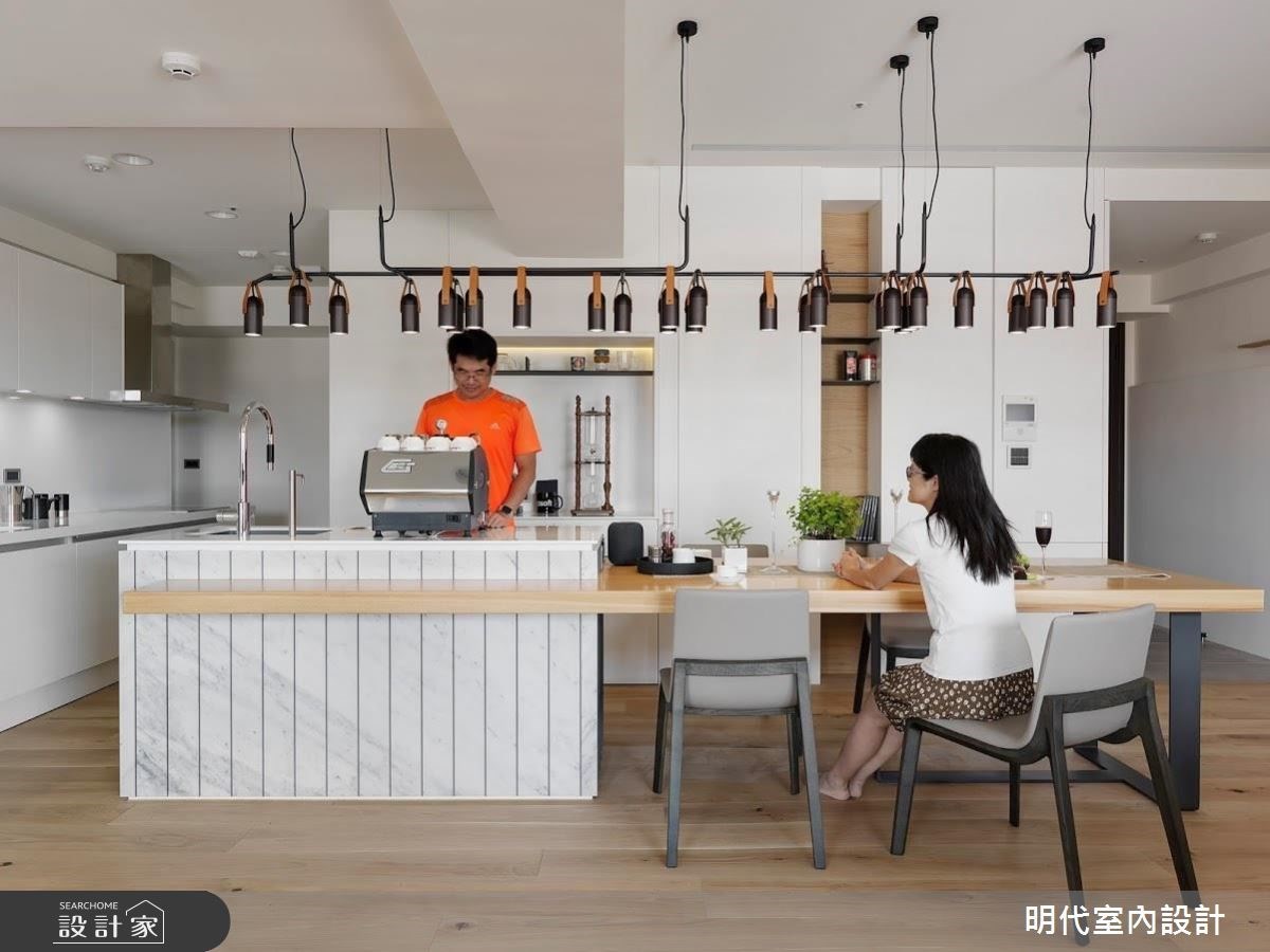 50坪單層宅邸,以溫潤木質與純白色系為基底,形塑暖心