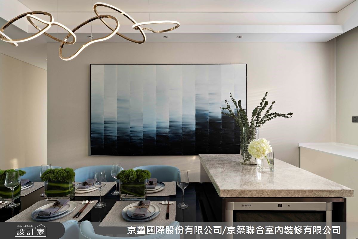 「賞心悅目的空間,來自穠纖合度的設計比例。」透過對