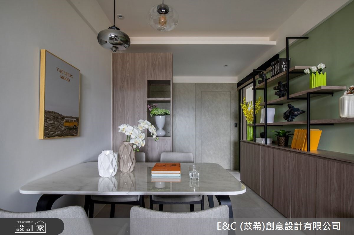 22 坪單層住宅,為了營造無壓的療癒感,選用清爽自然
