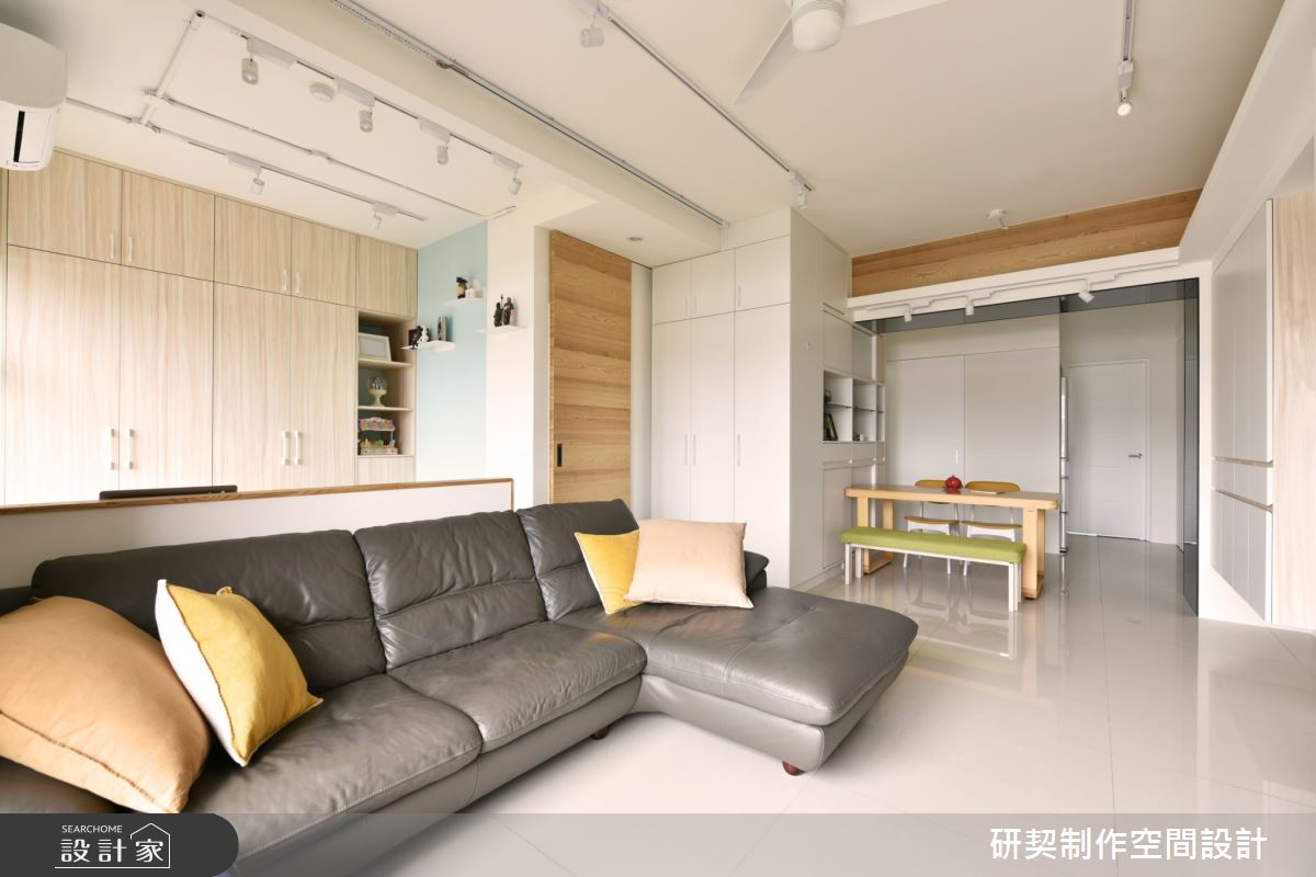 20 坪中古屋,設計師將其改造為北歐風居宅,並依循屋