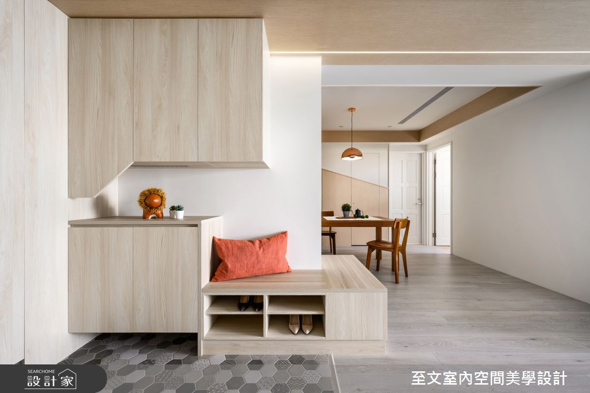 35坪的中古屋空間,屋主期待住宅可達到放鬆心情效果,