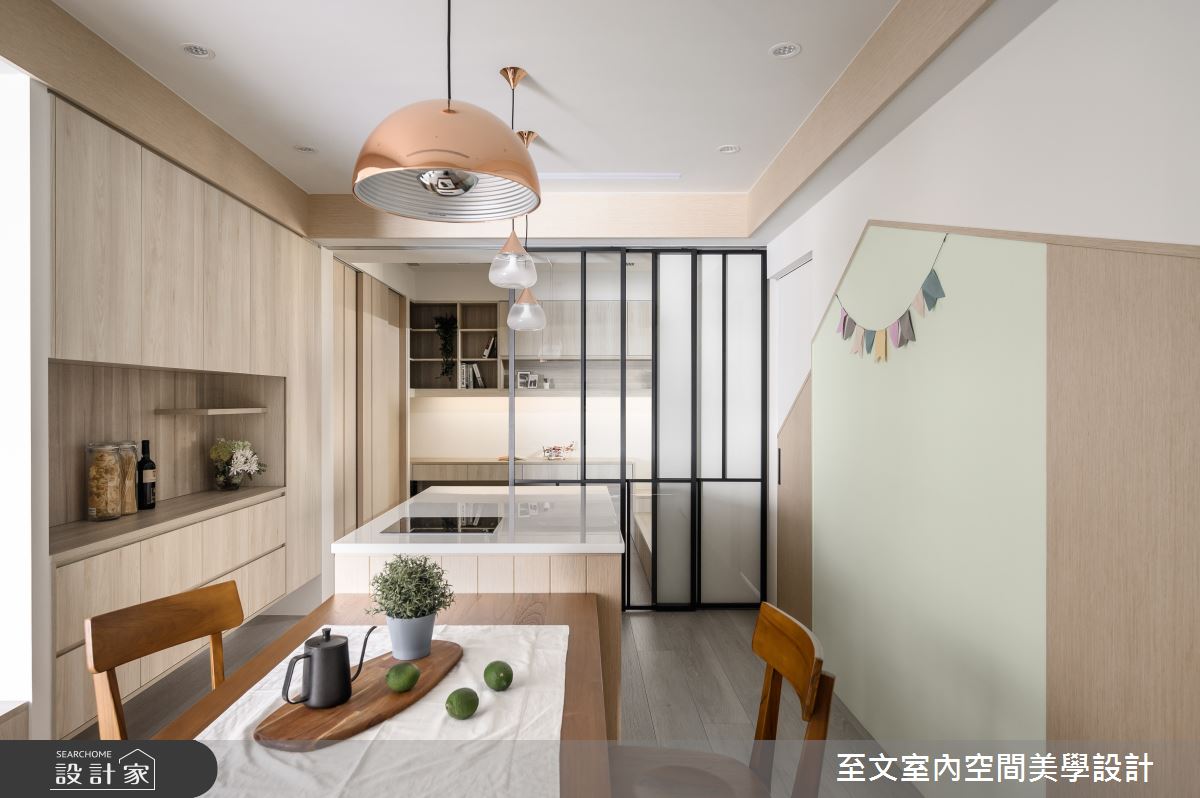 35坪的中古屋空間,屋主期待住宅可達到放鬆心情效果,