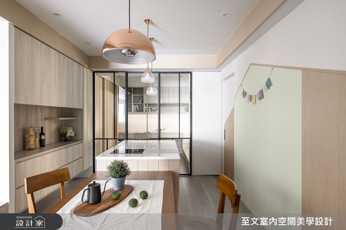35坪的中古屋空間,屋主期待住宅可達到放鬆心情效果,