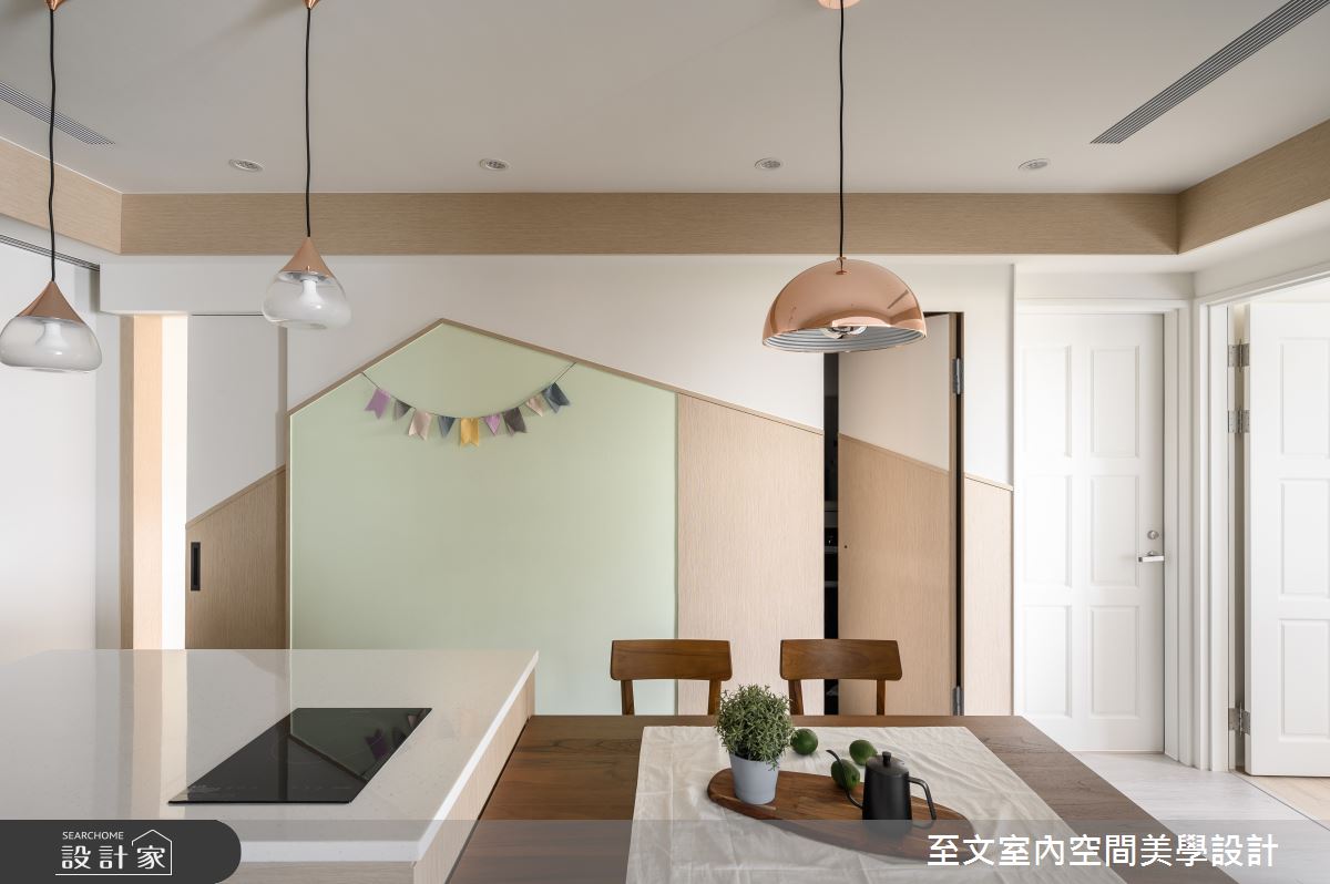 35坪的中古屋空間,屋主期待住宅可達到放鬆心情效果,