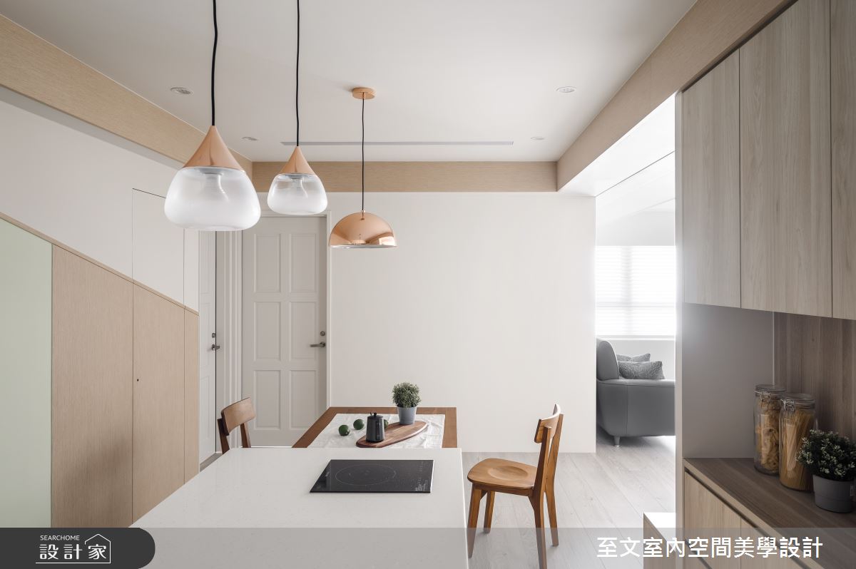 35坪的中古屋空間,屋主期待住宅可達到放鬆心情效果,