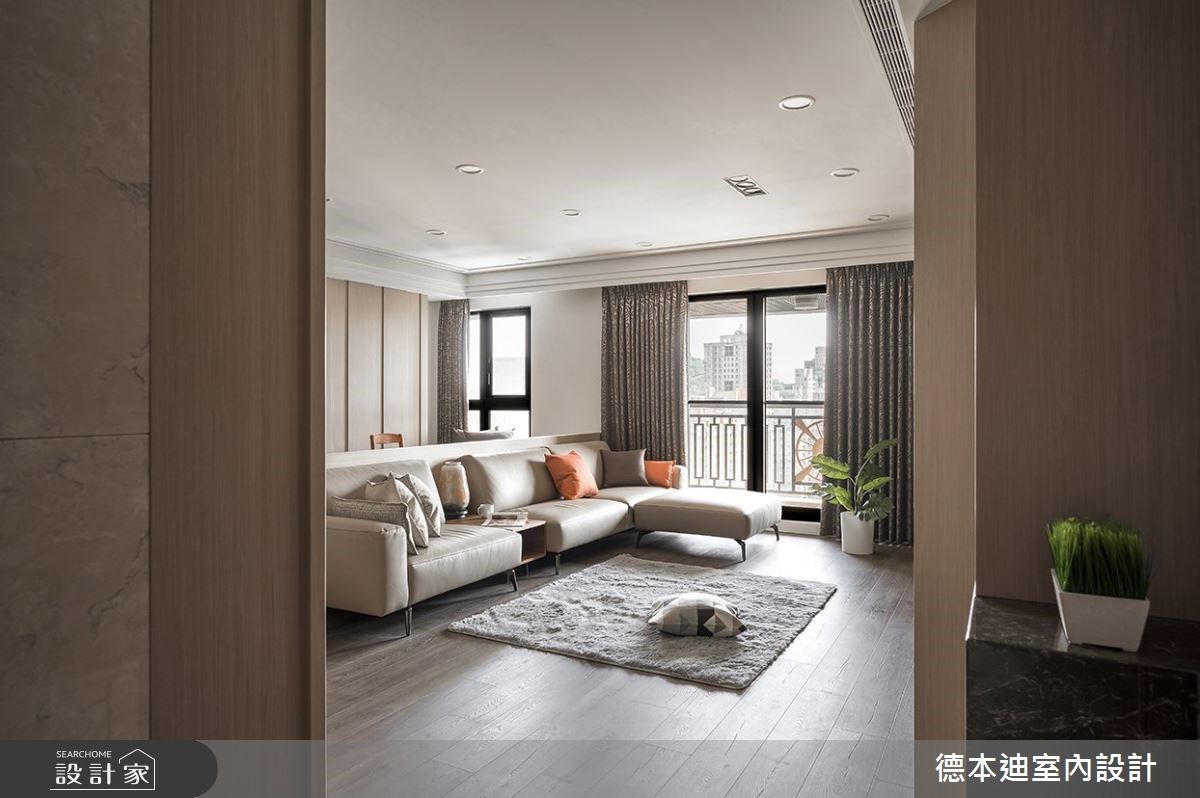 二度找上德本迪設計的夫妻,第二間 37 坪住宅為毛胚屋