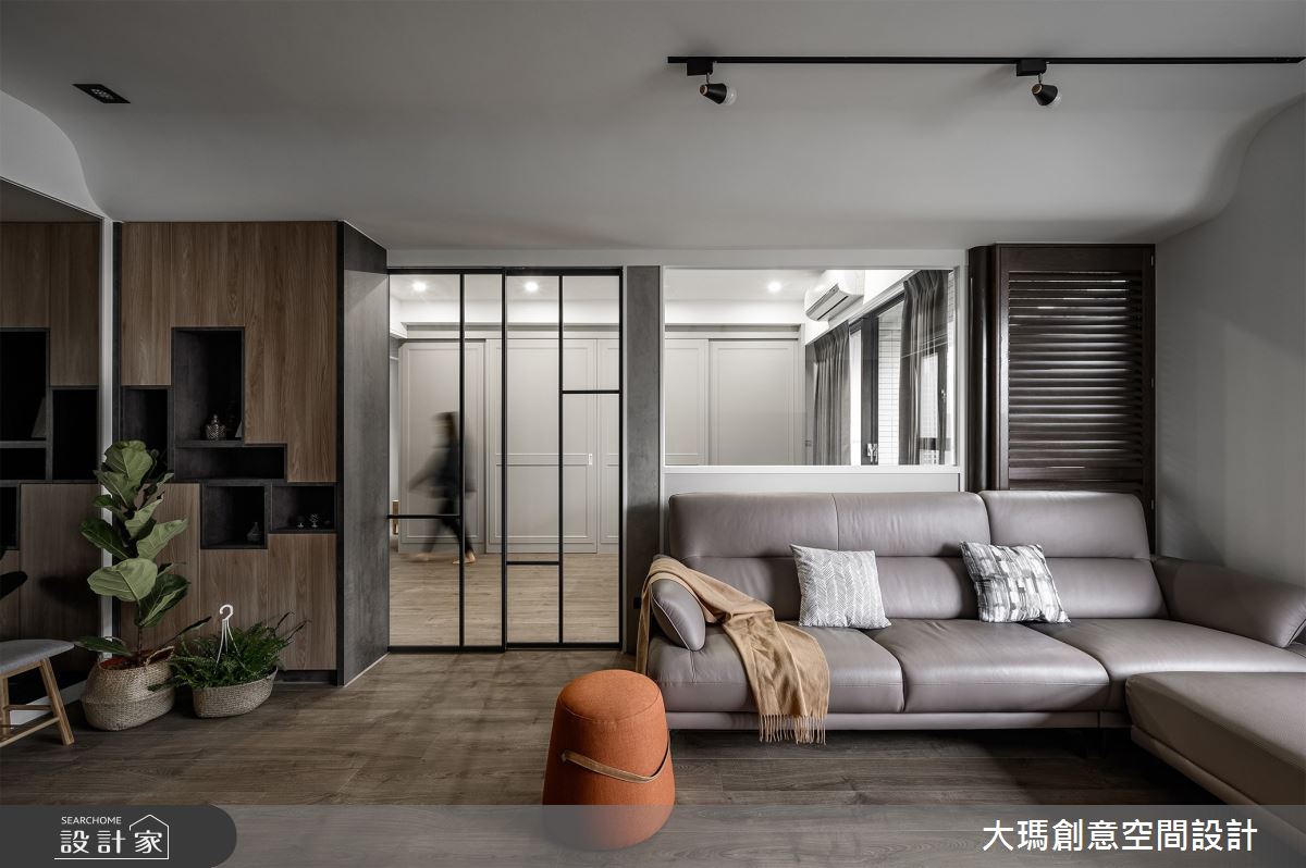 36 坪現代風居家,前身為中古屋,設計師將將舊有裝修