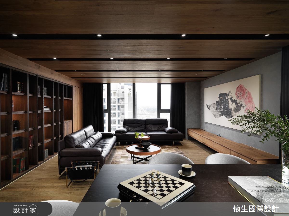書房透過家具擺設,營造空間使用情境。 書房透過家具擺設,營造空間使用情境。