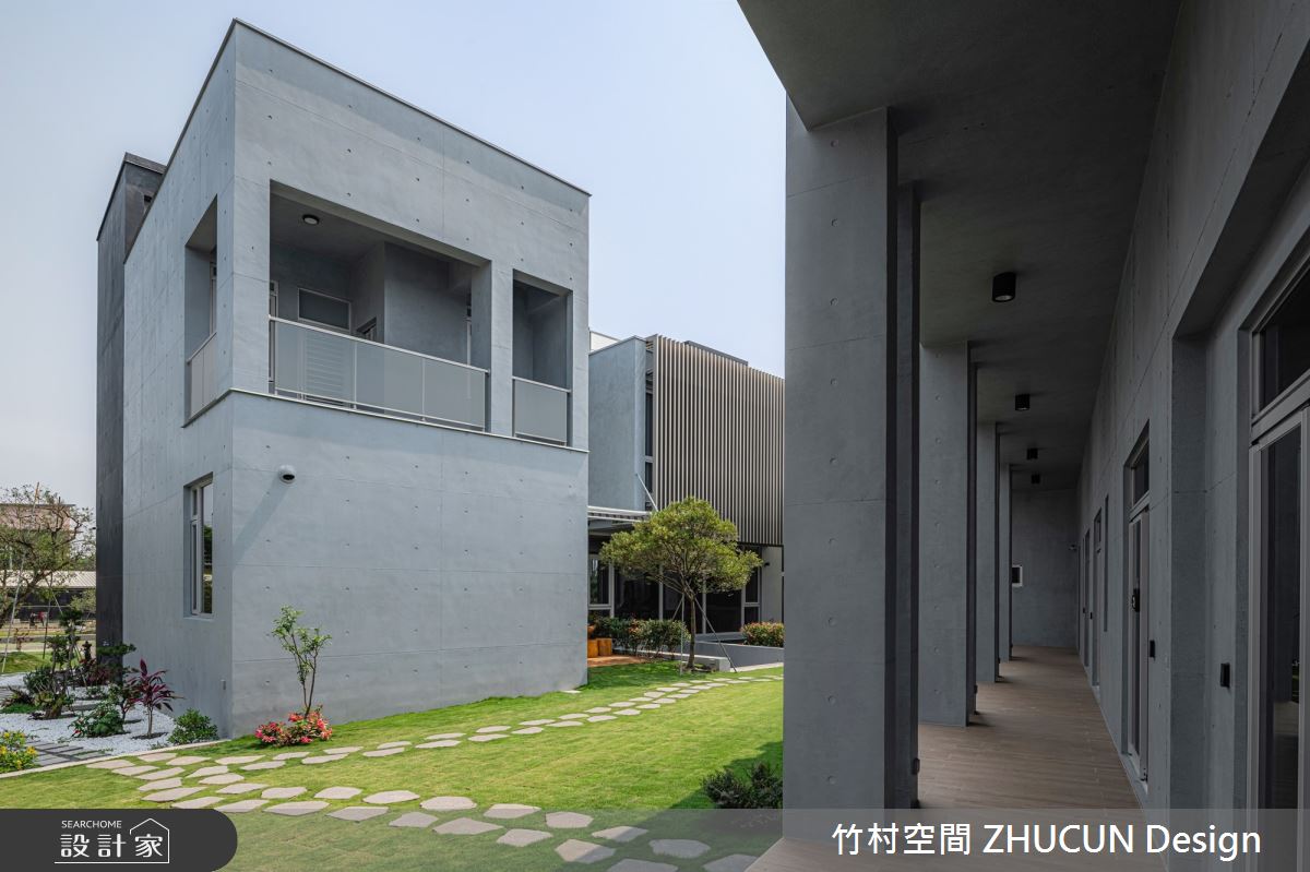 350 坪現代風自地自建透天別墅,設計師透過景觀的串聯